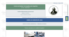 Desktop Screenshot of cursos.escuela-homeopatica.com