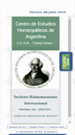 Mobile Screenshot of escuela-homeopatica.com.ar